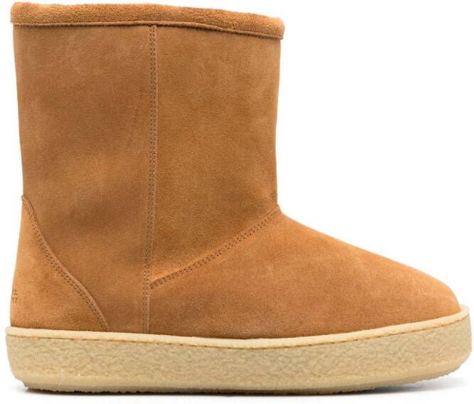 ISABEL MARANT Frieze suede ankle boots Brown