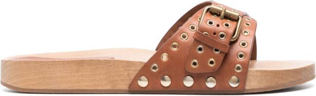 ISABEL MARANT Jaso clogs Brown