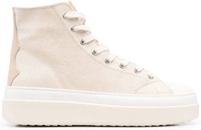 ISABEL MARANT Austen high-top sneakers Neutrals