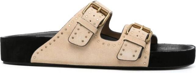 ISABEL MARANT Lennyo buckle sandals Neutrals