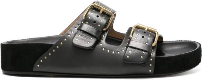 ISABEL MARANT Lennyo studded sandals Black