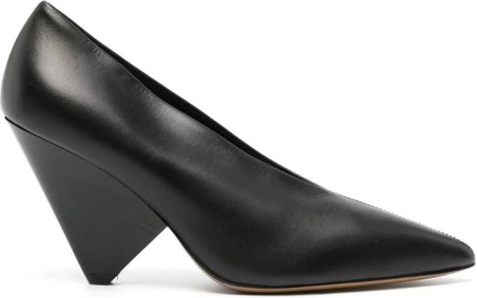 ISABEL MARANT Pandel leather pumps Black
