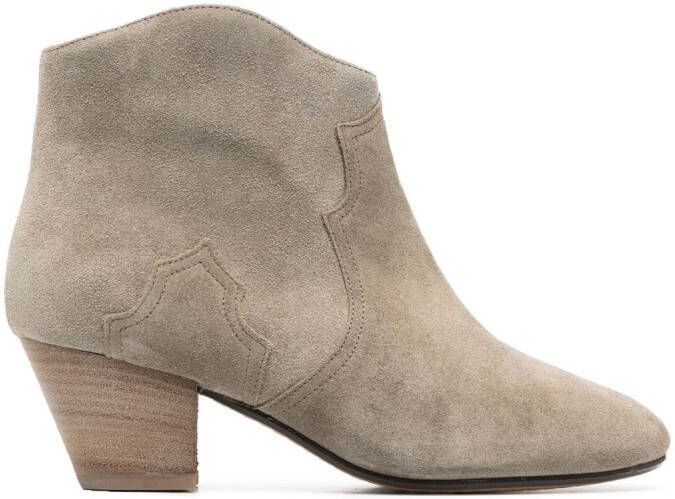 ISABEL MARANT Dicker cowboy boots Neutrals