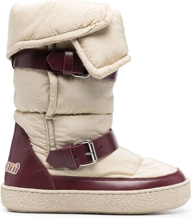 ISABEL MARANT Zenora padded ankle boots Neutrals