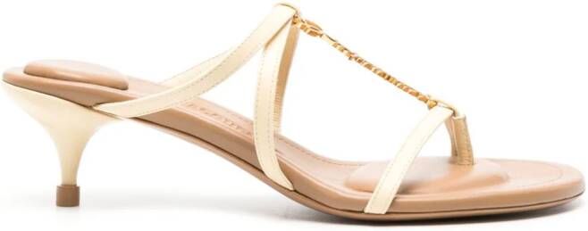 Jacquemus 40mm Les Sandales Pralu sandals Neutrals