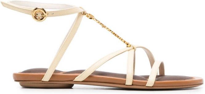 Jacquemus Les sandales Pralu sandals Neutrals