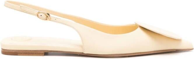 Jacquemus Les Slingback Duelo Plates ballerina shoes Neutrals