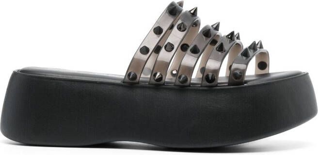 Jean Paul Gaultier x Melissa 60mm Punk Love Becky platform sandals Black