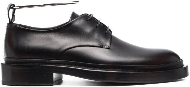 Jil Sander hardware-detail derby shoes Black