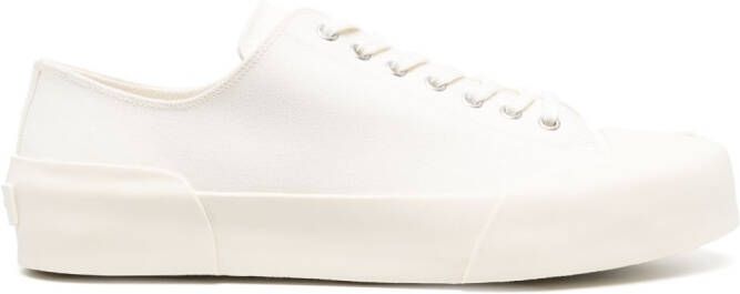 Jil Sander lace-up low-top sneakers White