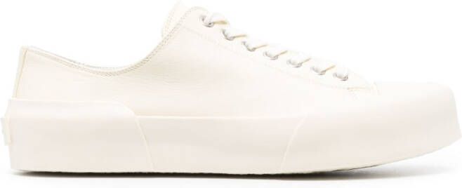 Jil Sander lace-up low-top sneakers White