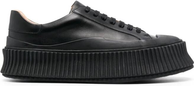 Jil Sander low-top lace-up sneakers Black