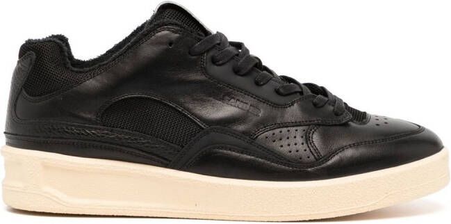 Jil Sander low-top lace-up sneakers Black