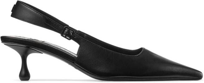 Jimmy Choo Amel 50mm leather pumps Black