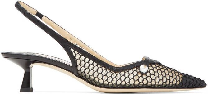 Jimmy Choo Amita 45mm slingback pumps Black