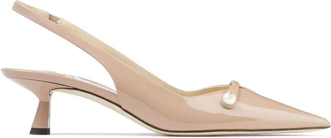Jimmy Choo 45mm Amita slingback pumps Pink
