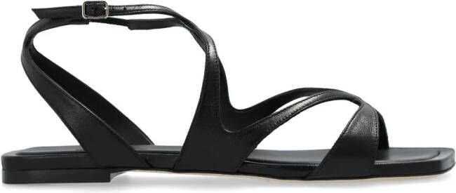 Jimmy Choo Ayla leather sandals Black
