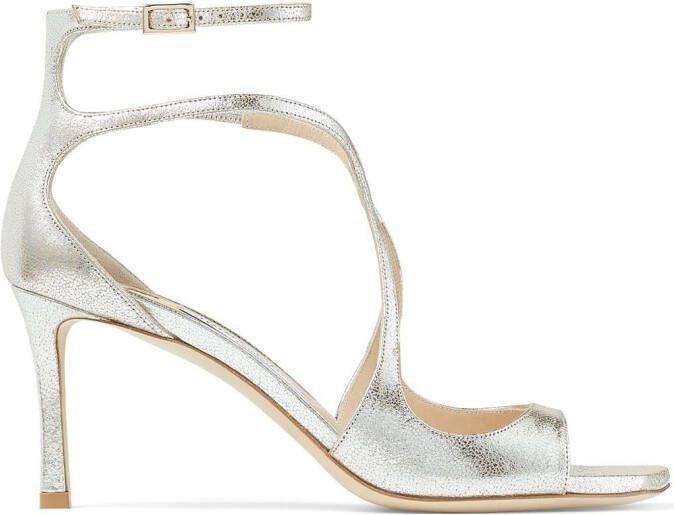 Jimmy Choo 75mm Azia sandals Silver