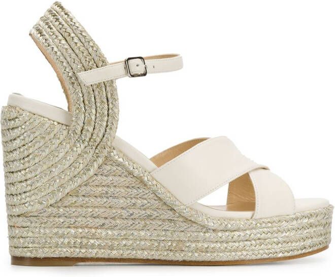 Jimmy Choo 100mm Dellena sandals Neutrals