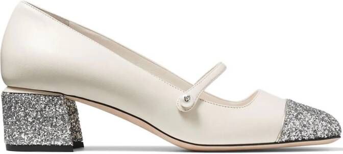 Jimmy Choo 45mm Elisa pumps White