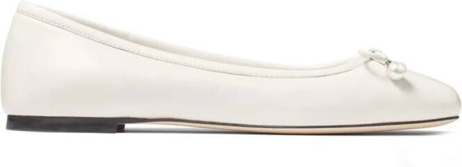 Jimmy Choo Elme ballerina shoes White