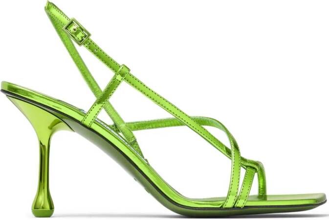 Jimmy Choo 80mm Etana sandals Green
