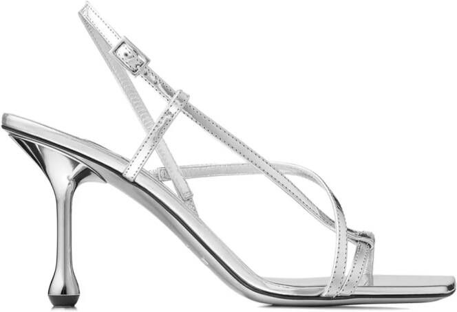 Jimmy Choo Etana 80mm sandals Silver