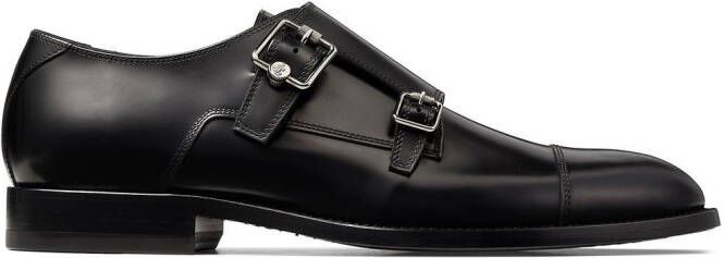 Jimmy Choo Finnion monk shoes Black
