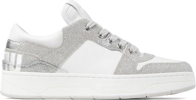Jimmy Choo Florent lace-up sneakers Silver