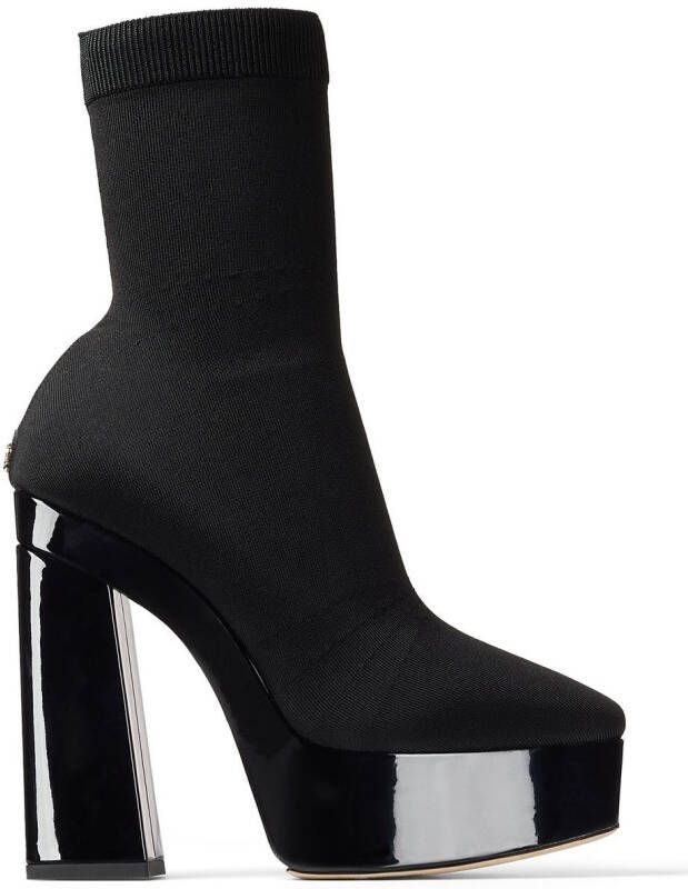 Jimmy Choo Giome 140mm platform ankle boots Black - Picture 4