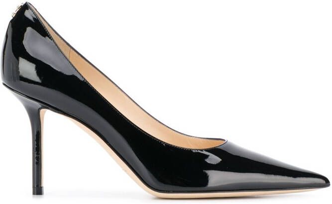 Jimmy Choo Love 85mm patent leather pumps Black