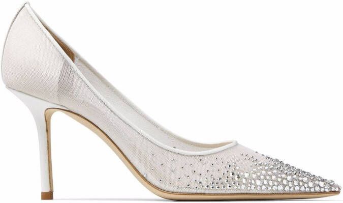 Jimmy Choo Love 85mm pumps White