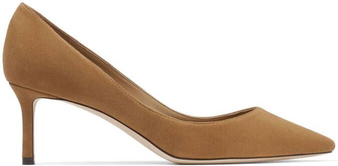 Jimmy Choo 60mm Romy suede pumps Brown