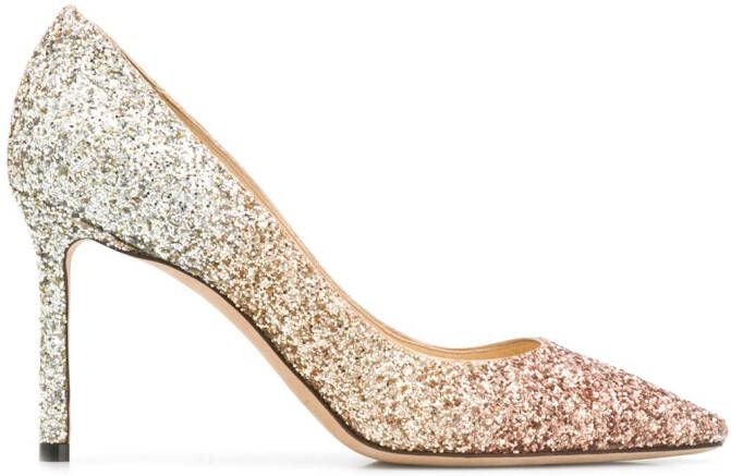 Jimmy Choo 85mm Romy pumps Gold