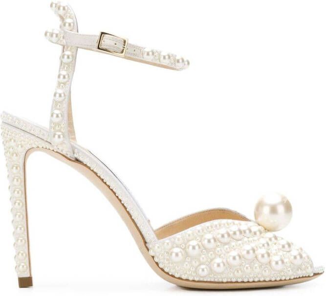 Jimmy Choo Sacora 100 sandals White