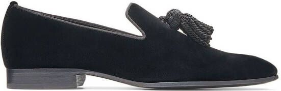 Jimmy Choo tasseled Foxley loafers Black