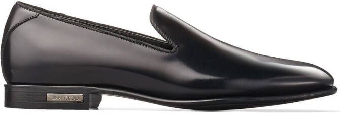 Jimmy Choo Thame round-toe loafers Black