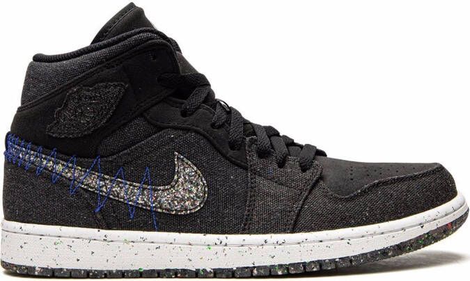 Jordan 1 Mid "Crater Black" sneakers