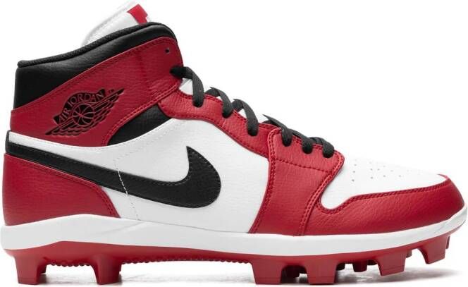 Jordan 1 Retro MCS "Chicago" baseball cleats Red