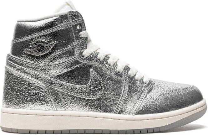 Jordan Air 1 High OG "Metallic Silver" sneakers