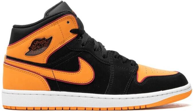 Jordan Air 1 Mid "Black Orange" sneakers