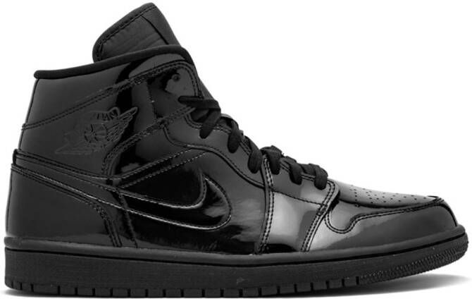 Jordan Air 1 Mid black patent leather