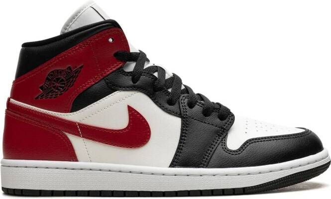 Jordan Air 1 Mid "Black Toe" sneakers White