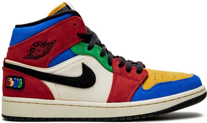 Jordan x Blue the Great Air 1 Mid "Fearless" sneakers Red