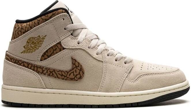 Jordan Air 1 Mid "Brown Elephant" sneakers Neutrals