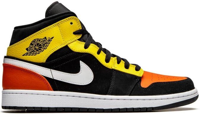 Jordan Air 1 Mid SE "Amarillo Orange" sneakers Black