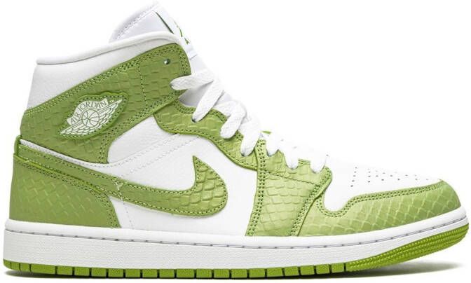 Jordan Air 1 Mid SE "Green Python" sneakers