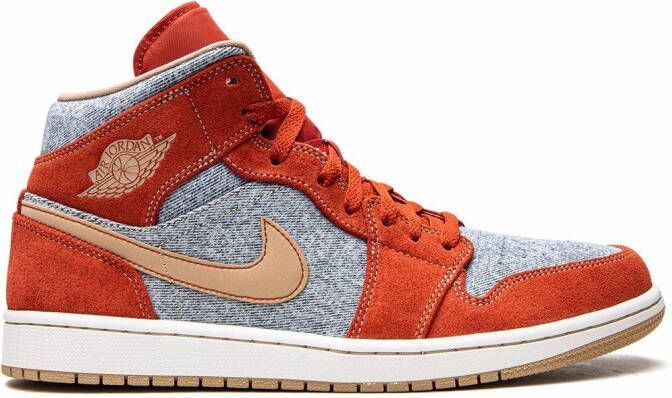 Jordan Air 1 Mid SE "Denim Red Suede" sneakers