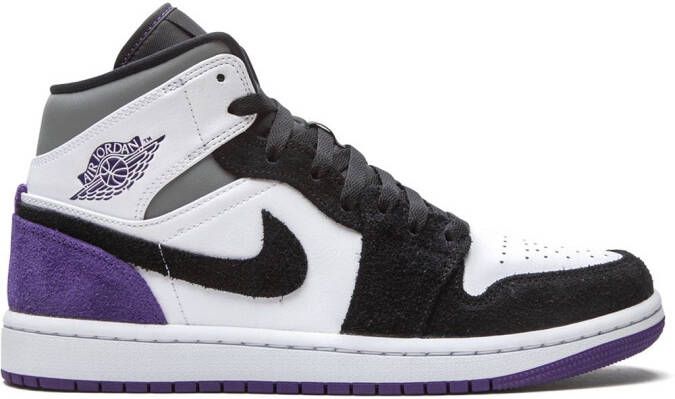 Jordan Air 1 Mid SE "Court Purple Suede" sneakers White