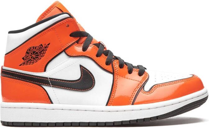 Jordan Air 1 Mid SE "Turf Orange" sneakers White
